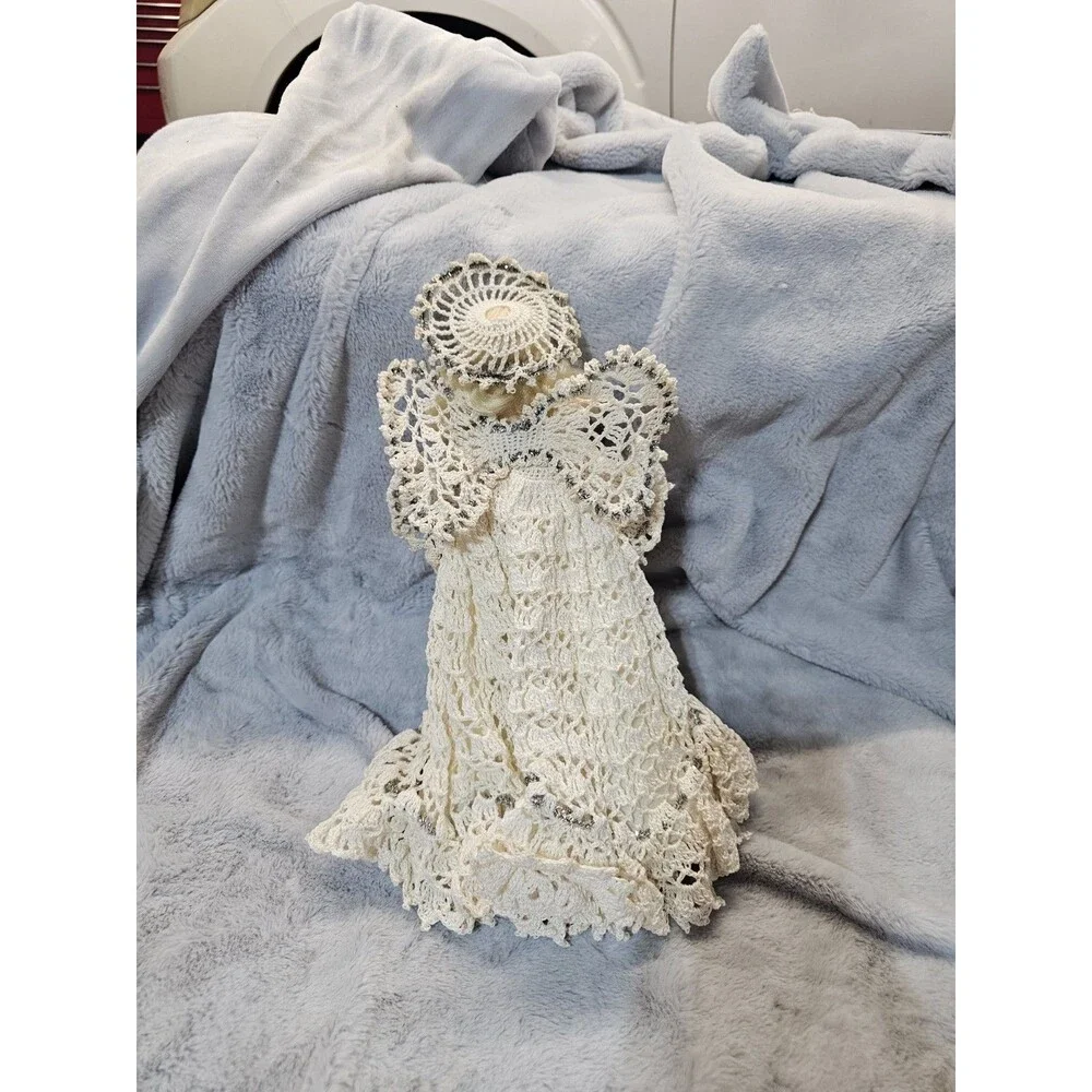 Angel Hand Crochet, Starched Tree Topper